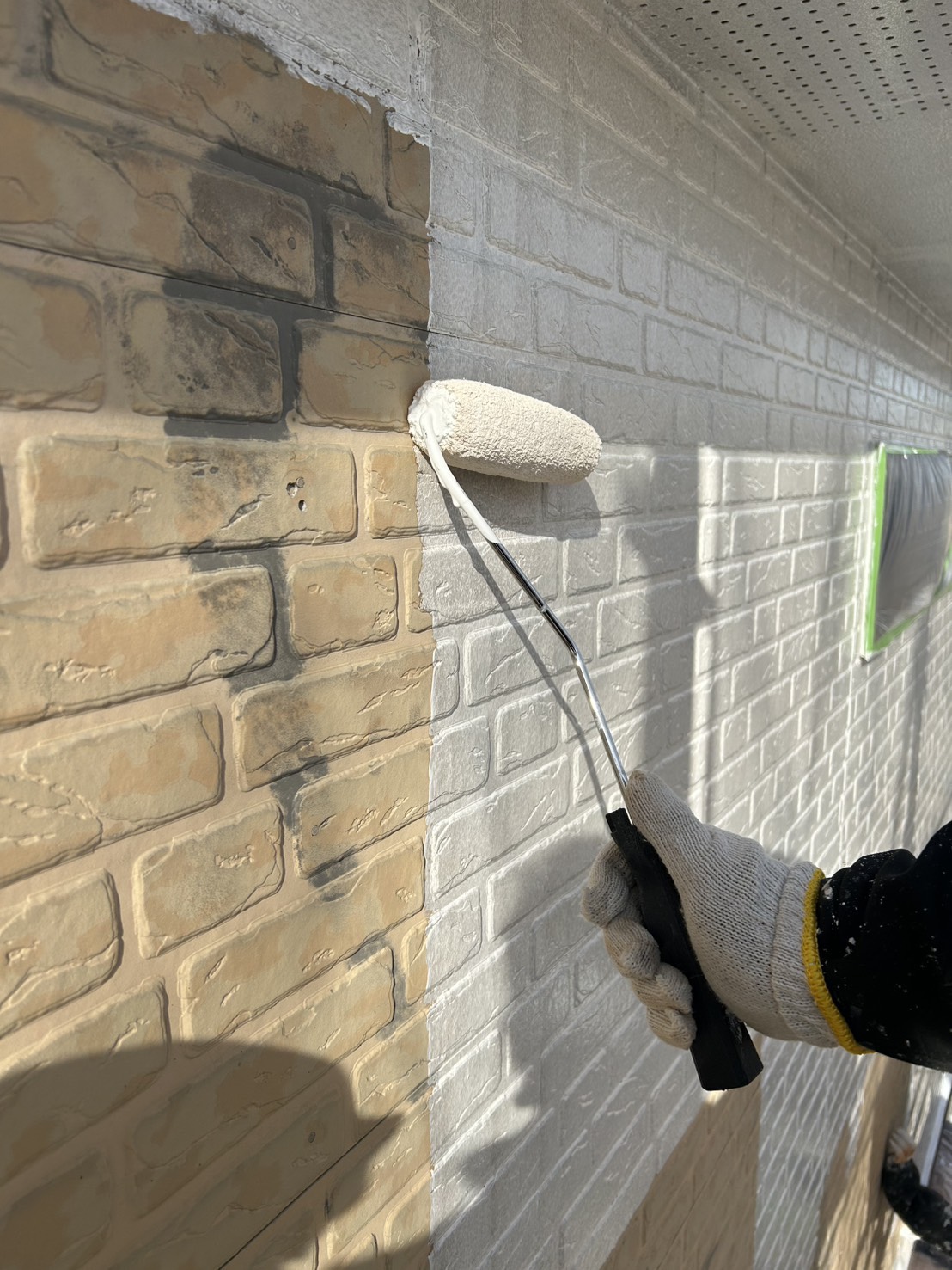 屋根塗装(ローラー)